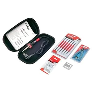 Weller Consumer WLPROESKEU1 Elektronische soldeerset, met led-halo-ring, 12-delig