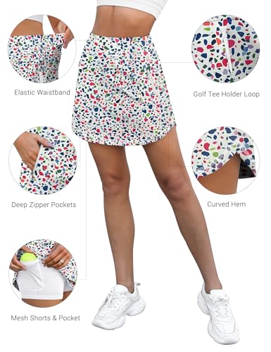 LouKeith Zipper Pocket Skort