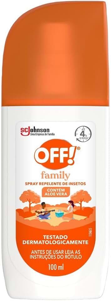 OFF! Family Spray Repelente de Insetos e Mosquitos, 100ml