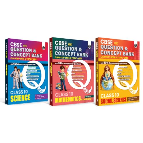 PW CBSE QCB Class 10 Science, Maths, Social Science Combo Pack of 3 - Image 2