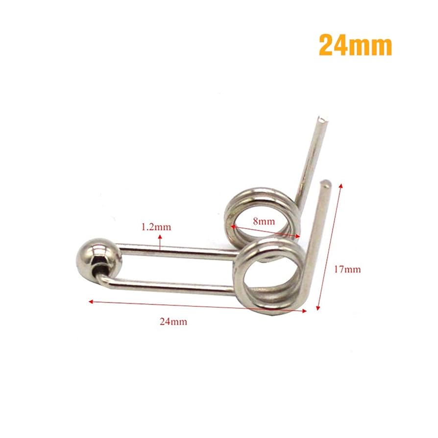 Amazon.co.jp: 圧縮ばね、 2本線径1.2mmヘアアイロン交換用