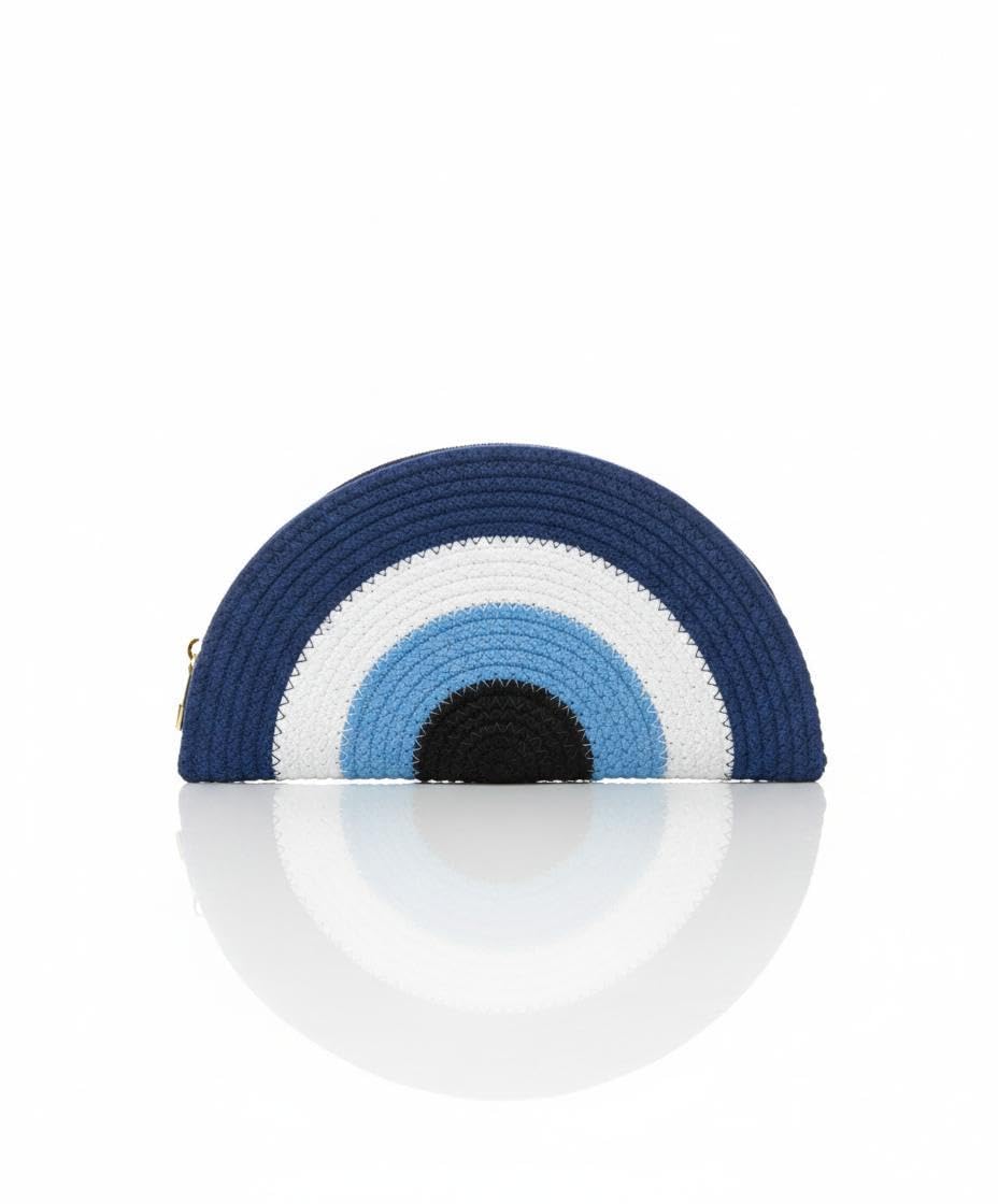 SHOPERTUNITI Handcrafted Bag – Woven Evil Eye Wristlet Clutch – Bohemian Zipper Pouch for Travel, Phone & Cosmetics | Casu... - Review, Price and Buying Guide