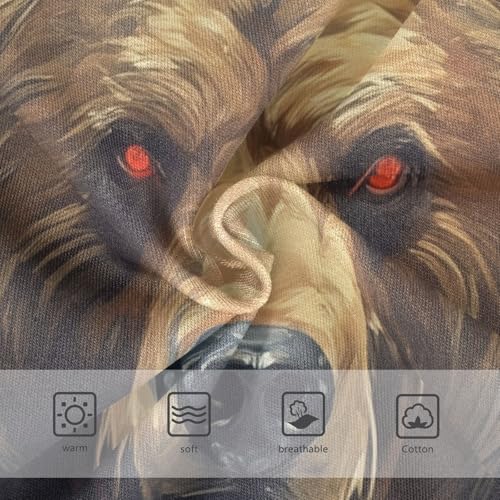 Girls Underwear Toddler 2t Cotton Little Girl Panties Designer Briefs Undies Kids Fierce Bear American Flag3