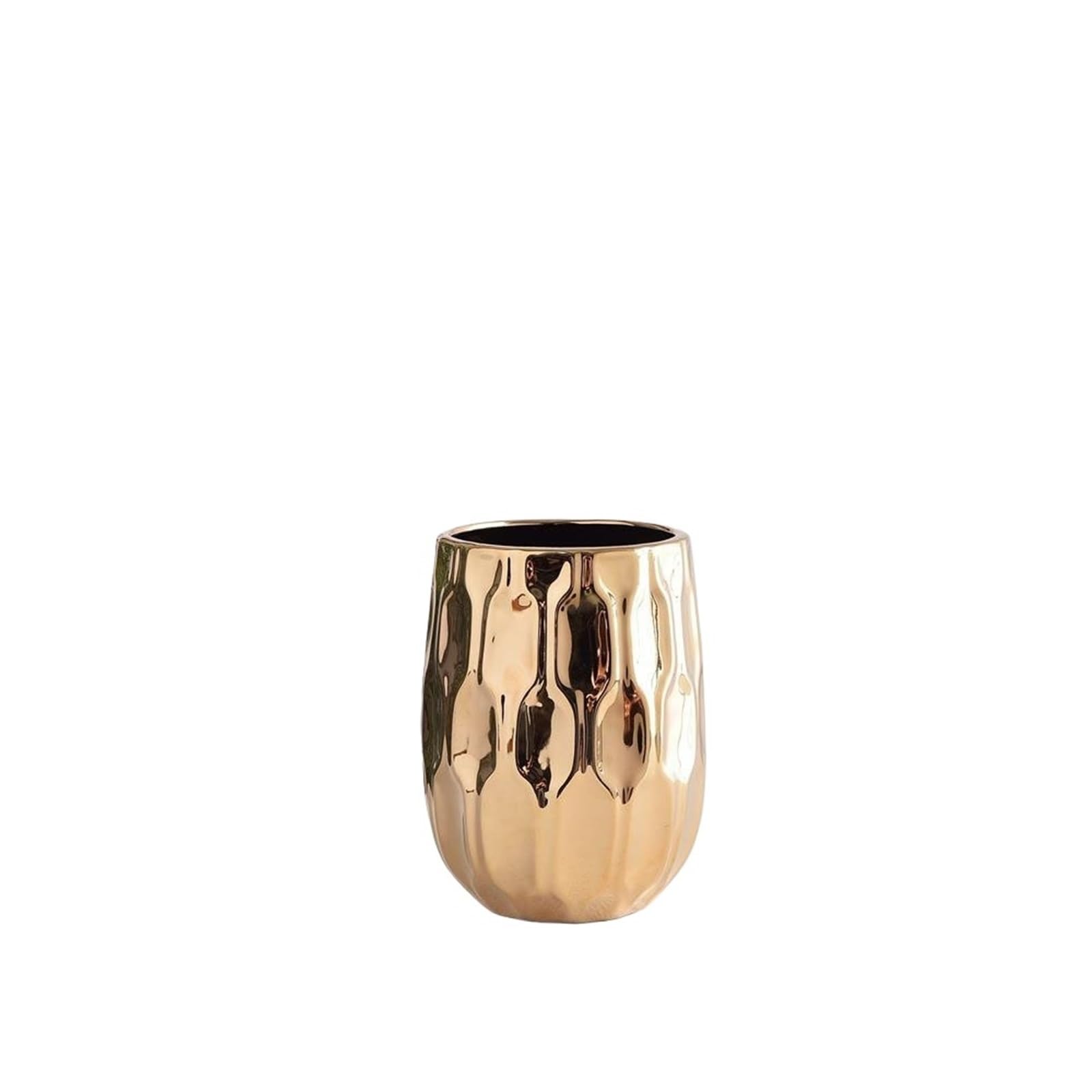 Geometric vase Electroplated Ceramic Geometric Vase Tabletop Decor Ornament Flower Arrangement Living Room Aesthetic Decoration flowers(Color01-d)