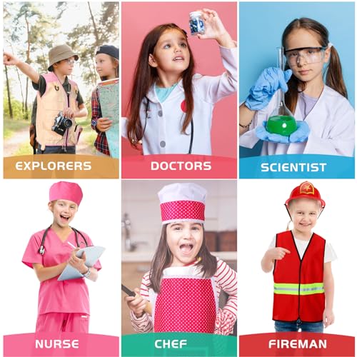Vicenpal 5 sets disfraces infantiles profesiones variados miniatura 2