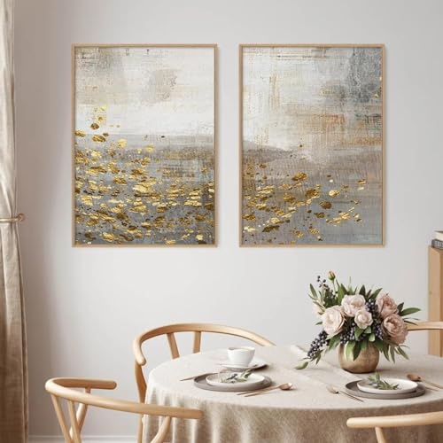 Images imprimées sans cadre pour décorer un grand mur de salon