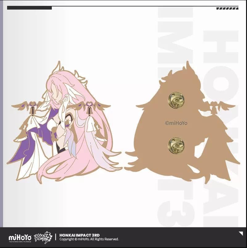 Amazon.co.jp: 崩壊3rd 金属ブローチ 無瑕の人 エリシア