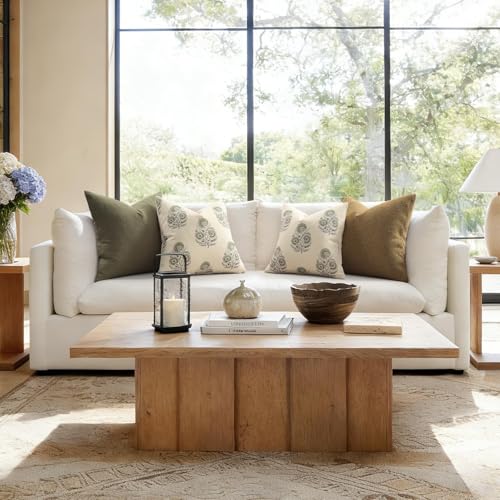 Image of YCOLL Vintage Floral Print Pillow Covers 12x20 Set of 2 Patterned Accent Decorative Cushion Covers Modern Farmhouse Throw Pillow Covers for Sofa Couch Chair Bed Living Room Home Decor, Sage Green