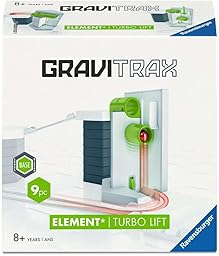 Ravensburger GraviTrax Element Turbo Lift 12020010 - Erweiterung für Deine Kugelbahn - Murmelbahn und Konstruktionsspielzeug ab 8 Jahre