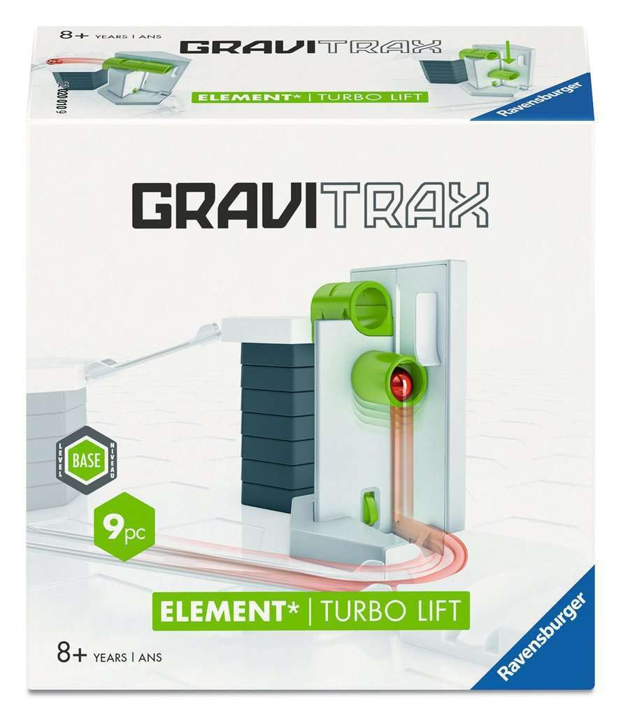 Ravensburger GraviTrax Element Turbo Lift 12020010 - Erweiterung für Deine Kugelbahn - Murmelbahn und Konstruktionsspielzeug ab 8 Jahre
