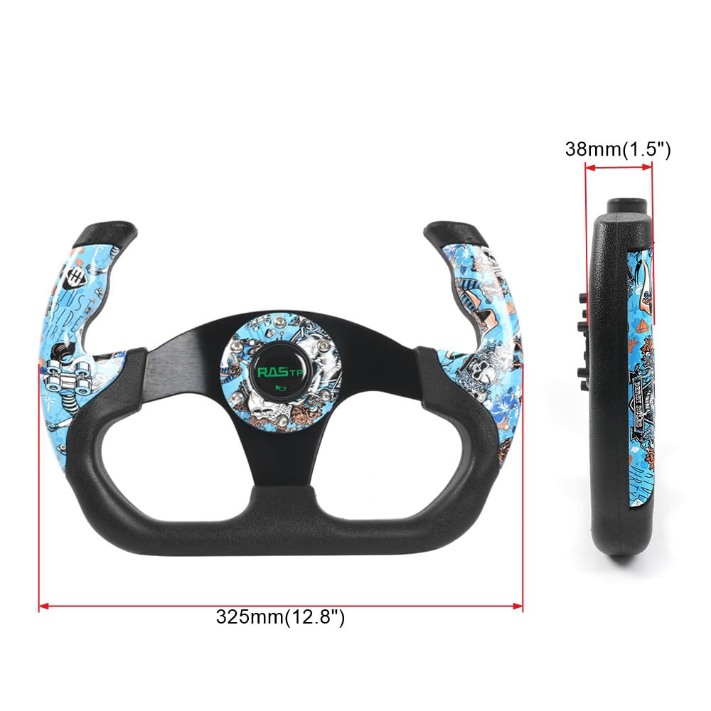 Amazon.co.jp: RASTP レーシングステアリングホイール グリップ