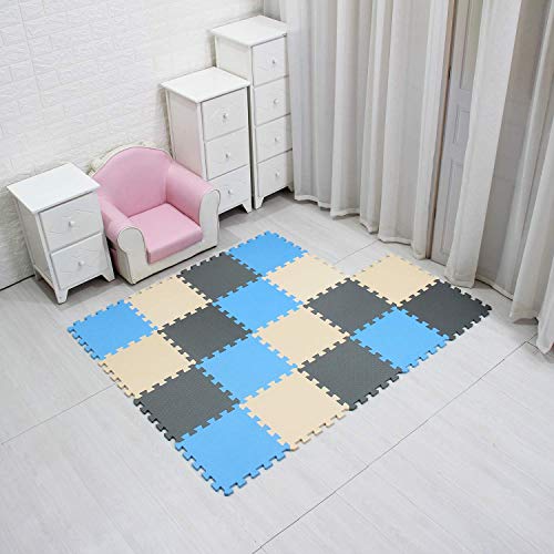 Image of 18 Pieces Baby Puzzle Mats for Babies Play Mat Children's Puzzle Mat Carpet G301018-107110112