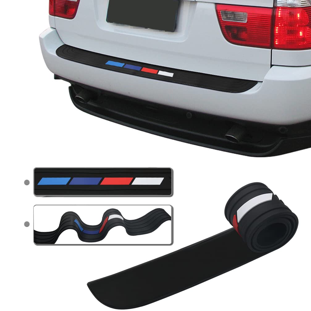 Naseya Rear Rubber Bumpers Guard Protector,car Exterior Accessories for