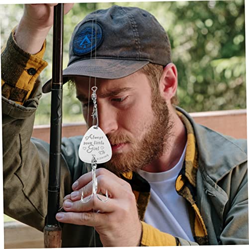 BESPORTBLE Chip De Guitarra Anzol Colar De Palheta Anzol Círculo De Pesca Gancho Pequeno Prático Anz