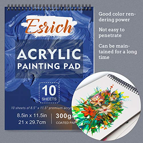 Acrylic-Paint-Set57-PCS-Professional-Painting-Supplies-with-Paint-Brushes-Acrylic-Paint-Easel-Canvases-Painting-PadsPalette-Paint-Knife-Brush-Cup-and-Art-Sponge-for-Hobbyists-and-Beginners