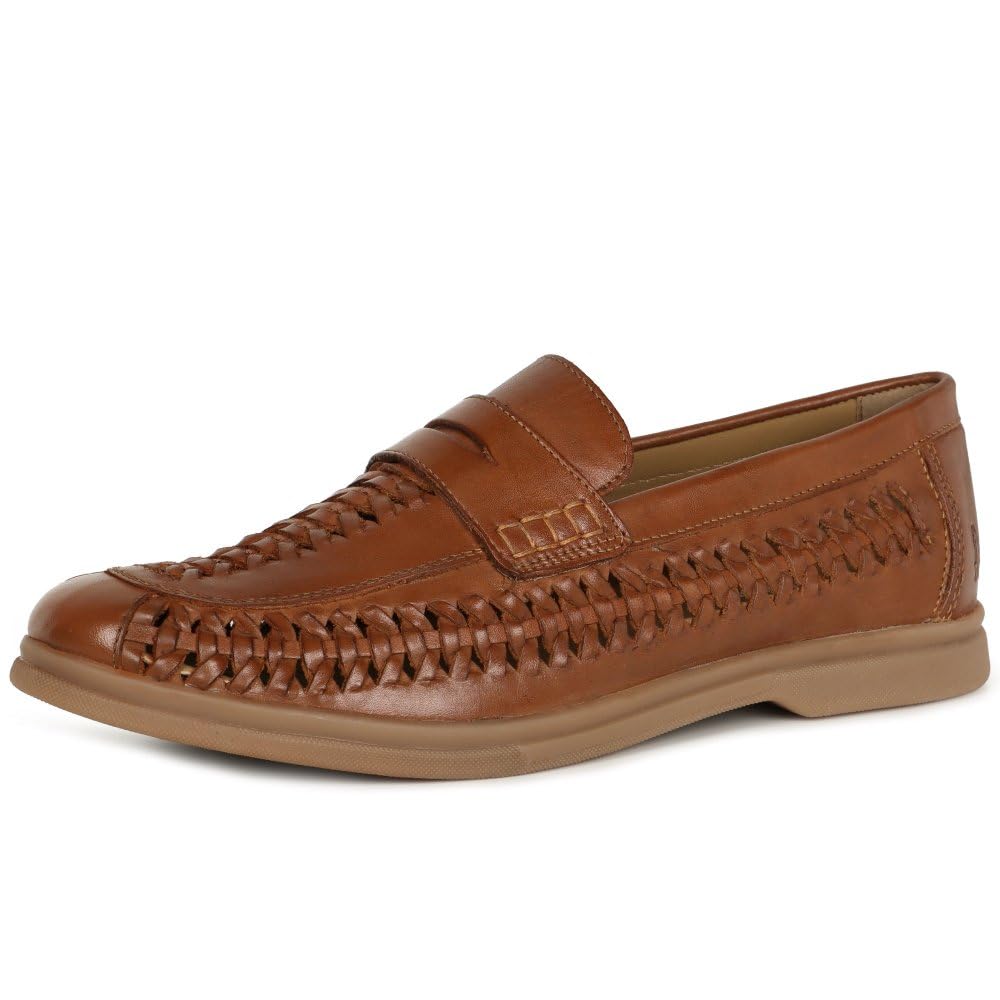 Hush Puppies Men's Brown Bowie Loafers - Size 8