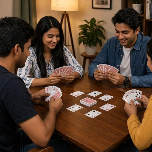 Image of DealBindaas Premium Paper Playing Cards, Bridge Size Cards, Ideal for Card Games