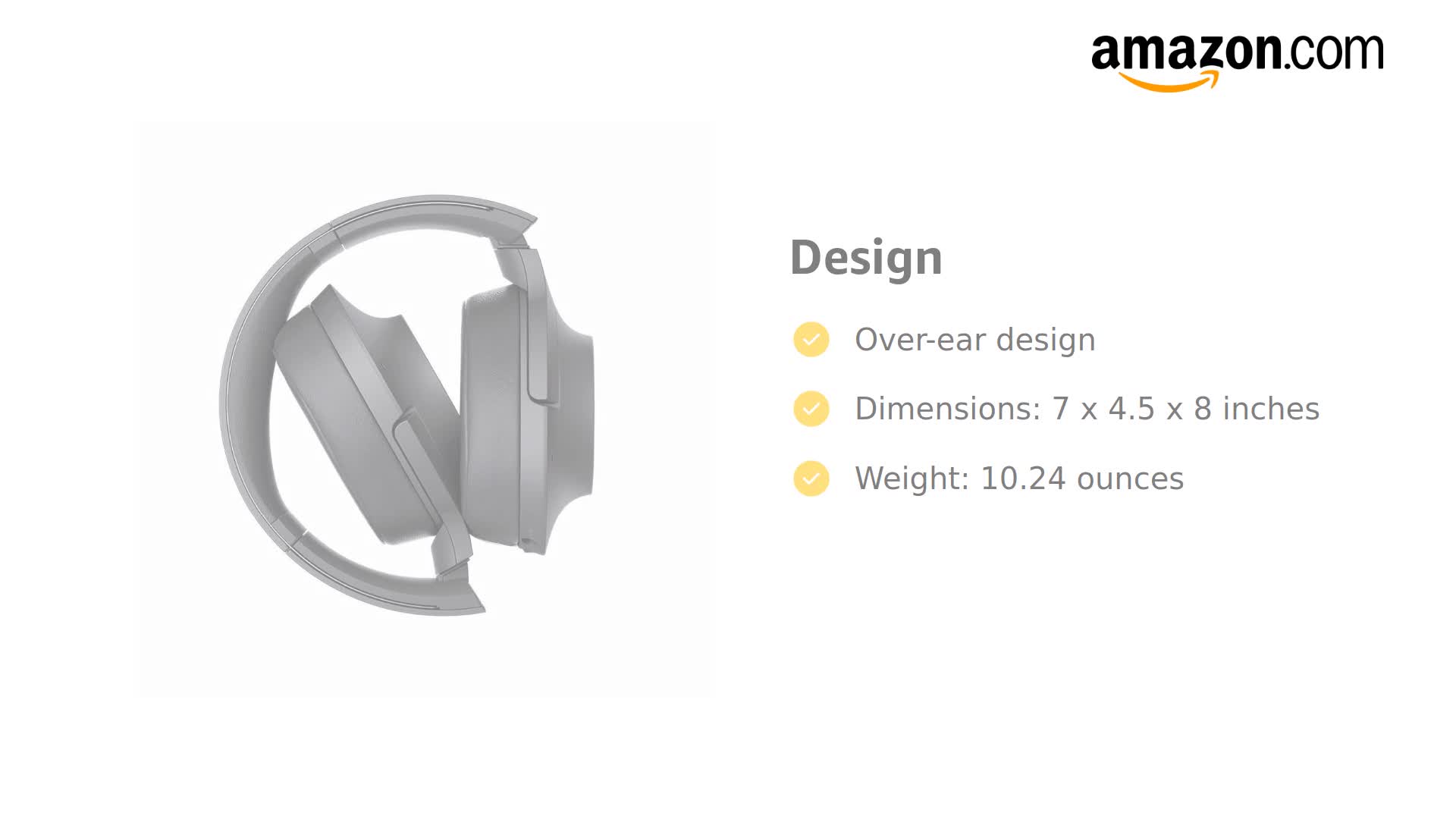 Amazon.com: SONY - H900N Hi-Res Noise Cancelling Wireless