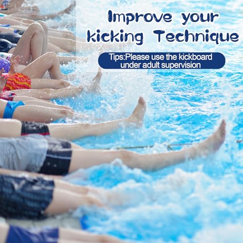 Dolphin Swim Kickboard Cute Cartoon Swimming Training Kick Board Fish Head Design High Buoyancy EVA Training Aid Float Pool Exercise Equipment Water Fun Tool for Kid Beginners Water Accessories Gift by Lonfliness - Used condition - Image 4