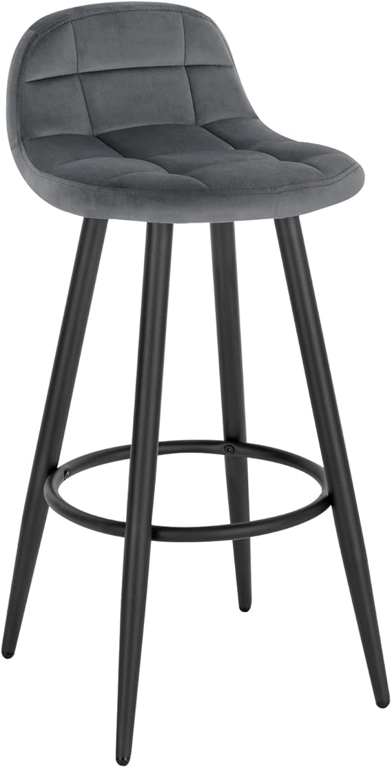 WOLTU Bar Stool, Kitchen Stool Breakfast Bar Stool with Metal Legs