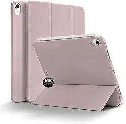 Capa Case Anti Impacto Para iPad 10 10.9 10th Geração e iPad 11th 2025 Chip A16 com função sleep e suporte Com Compartimento Para Pencil Caneta Tampa Magnética PREMIUM (ROSE)