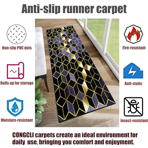 Alfombra cocina resistente lavable de diseño duradero para corredor 7