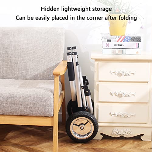 Household Products Utility-einkaufswagen, Zusammenklappbarer Einkaufswagen mit Abnehmbarer Oxford-Einkaufstasche… – Bild 5