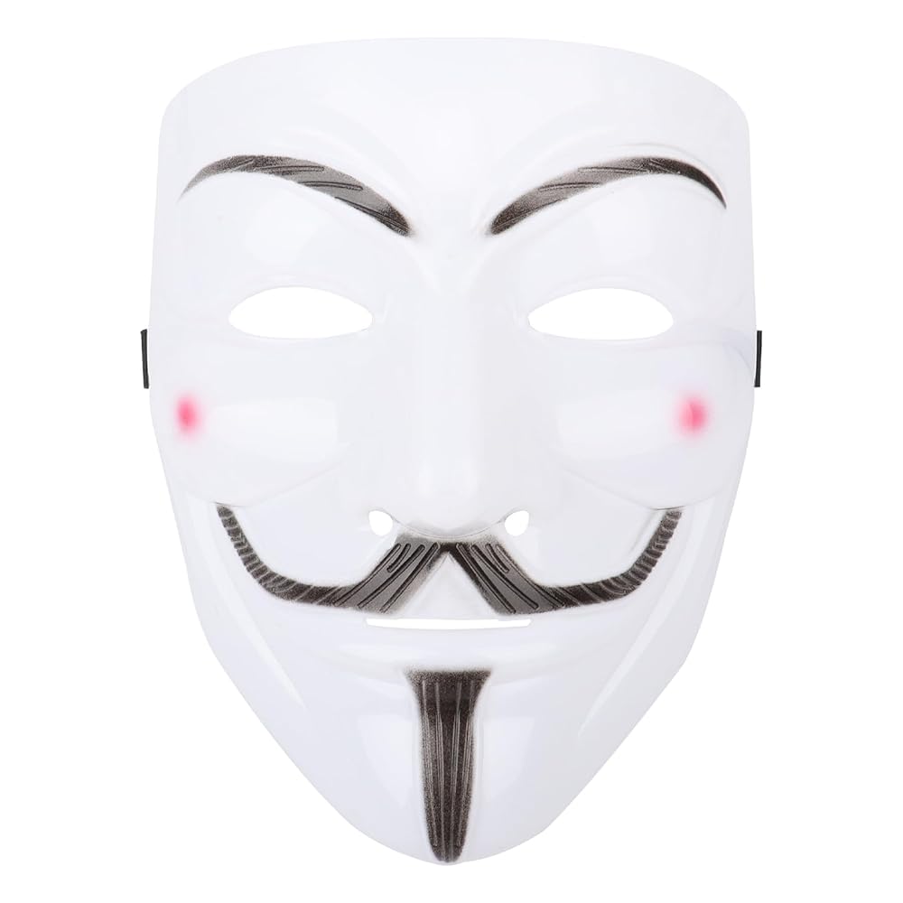 Amazon.co.jp: [HTPARY] アノニマス マスク お面 V ホワイト