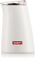 Bodum C-Mill Electric Coffee & Spice Grinder, Stainless Steel Blade, White - Compact Blade Grinder for Fresh Brews