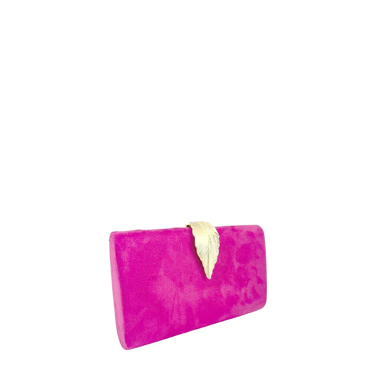 Modelisa - Bolso Clutch Cartera De Mano Hoja Cadena Hombro Fiesta Noche Boda Evento Novia Mujer
