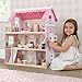 Delta Children Little Gem Dollhouse - 3-Story Dollhouse with 4 Rooms - Includes 16 Accessories - Fits 5-inch Dolls - Pretend Play Dream Gift for Ages 3+