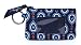 Vera Bradley Zip ID Case Marrakesh Motifs Blue Wallet Clutch Key Ring