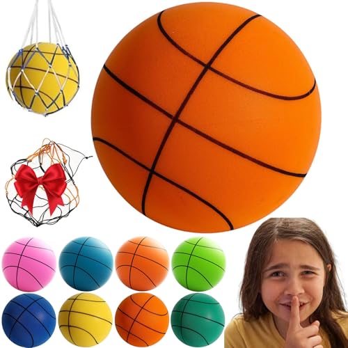 The Original Silent Basketball 2.0, Super Silent Sports Basketball Size 7/5/3, A Silent Basketball Dribbling Indoor, Foam Basketball Dribbling Indoor No Noise