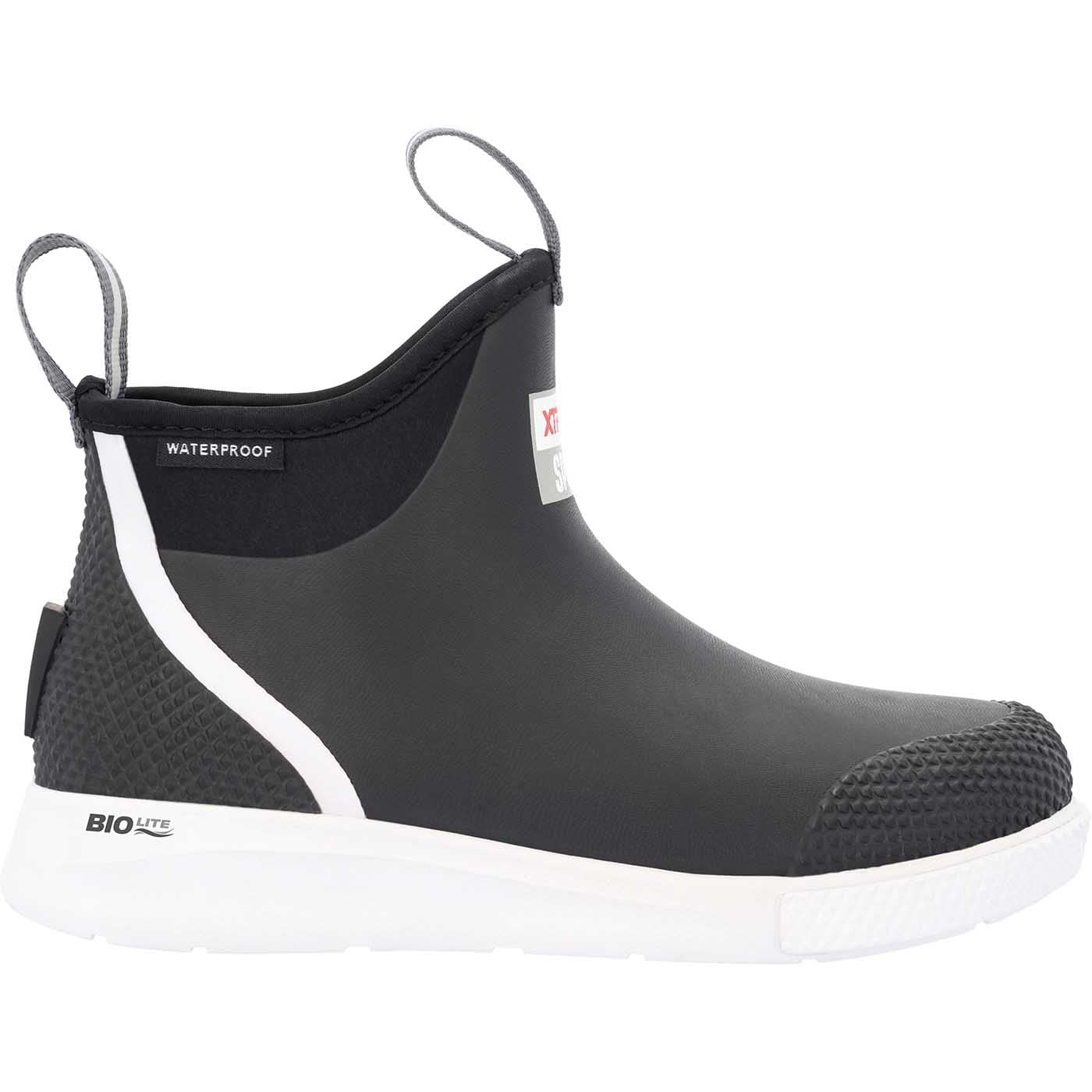 Xtratuf Women's 6 Inch Sport Ankle Deck Boot, Black, Size 5
