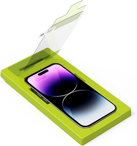 Miniatura 2 de PureGear Protector de pantalla de vidrio templado HD de máxima claridad para Apple iPhone 14 Pro Max (2022) de 6.7 pulgadas, táctil + precisión,