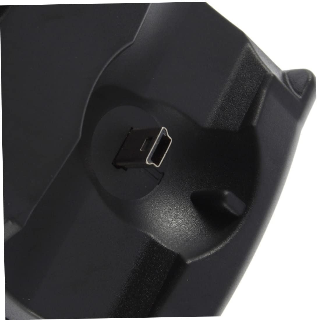 PS3/PS3 Move 2-in-1 Handle Cargador PS3 Controlador inalámbrico Dual-Seat Cargador PS3 Move Dual Docking Station Cargador con Cable de Carga-Negro