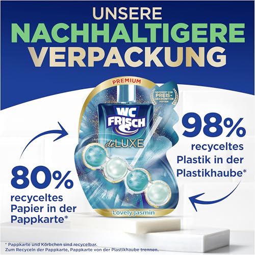 WC Frisch Deluxe Duftspüler Lovely Jasmin (1 St.), Premium Parfumduft – Ansicht 6