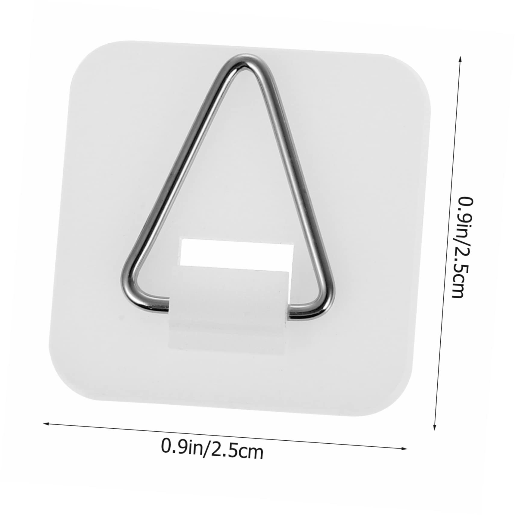 Ciieeo Invisible Plate Hanger Set 100pcs Vertical Plate Holders Wall Mount Hooks Small Size Easy to Use for Kitchen