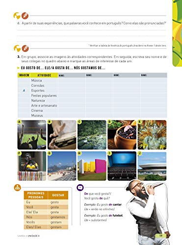 SAMBA!: Curso de língua portuguesa para estrangeiros
