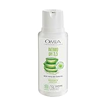 Omia, Intimo Eco Bio Con Aloe Vera del Salento, Detergente Intimo, Azione Lenitiva e Decongestionante, Ph 3.5, Senza Sapone, Formula Vegana, Dermatologicamente Testato – Flacone da 250 ml