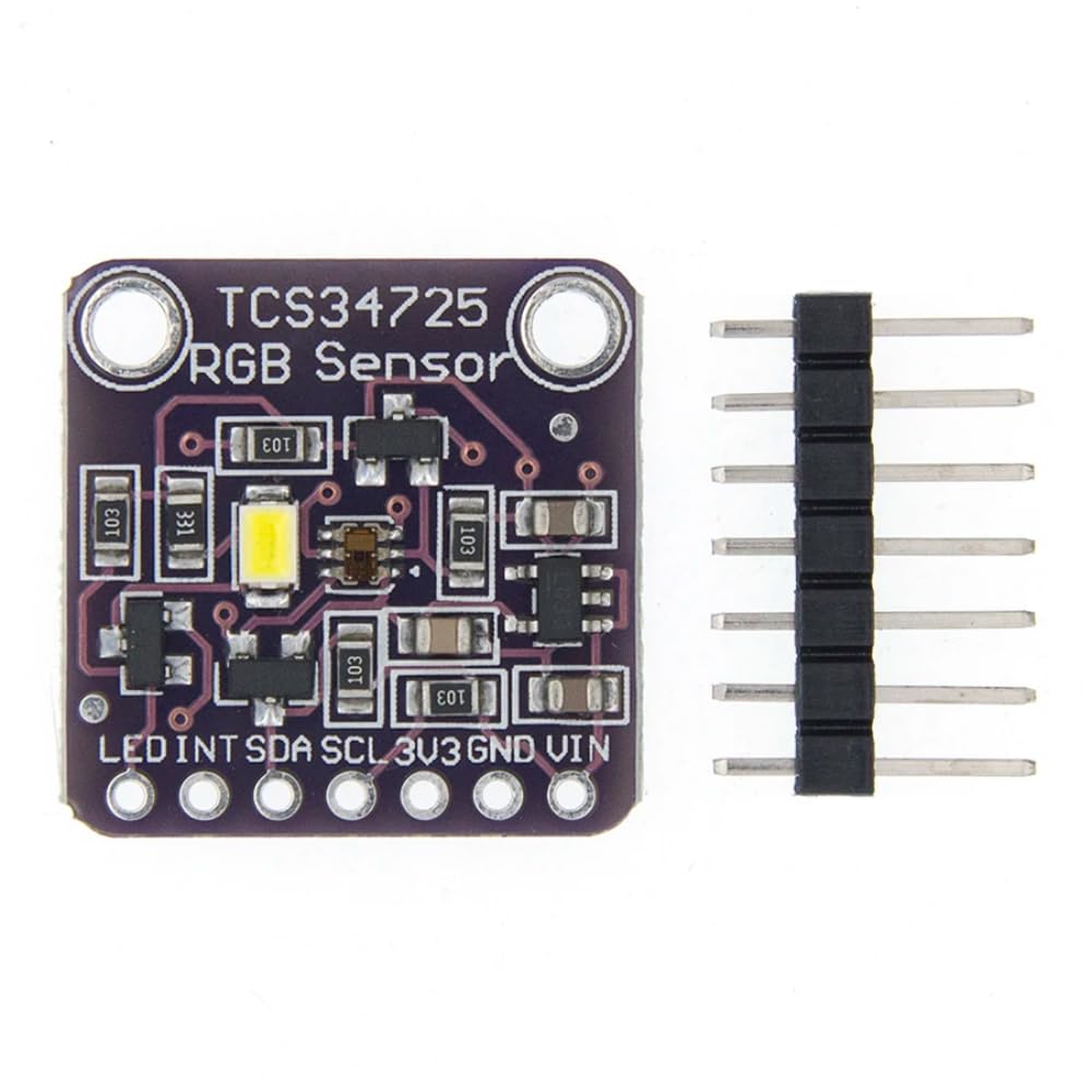 DollaTek Módulo de reconocimiento de Sensor de Color TCS34725 RGB para Arduino