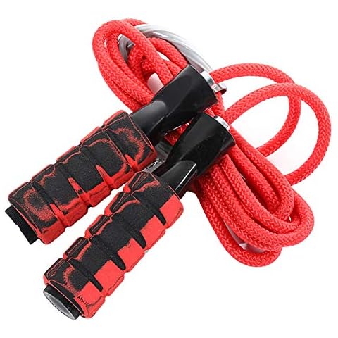 znwiem Skipping rope, 1 pcs 2.8M bearing quick adjustment skipping rope fitness aerobic skipping rope sports indoor and outdoor sports goods fitness equipment adjustable skipping rope Cover