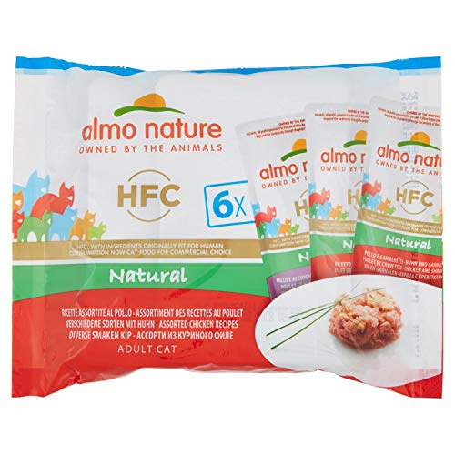 almo nature HFC Natural Poulet Humide Chat  6 enveloppes
