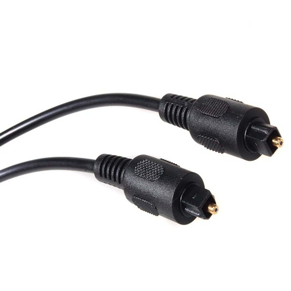 Maclean MCTV-639 Uniwersalny Kabel Optyczny T-T TOSLINK - 1m, Przewód Optyczny do Odtwarzacza CD/SACD/Blu-ray/DVD/TV/SAT lub Kina Domowego, Przewód Audio, Kabel do Dźwięku