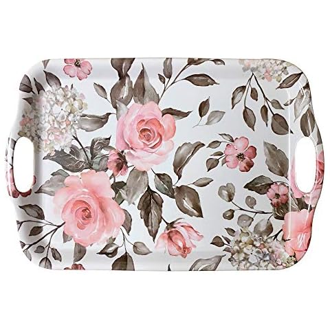 April Box Elegant Melamine Serving Tray Cover