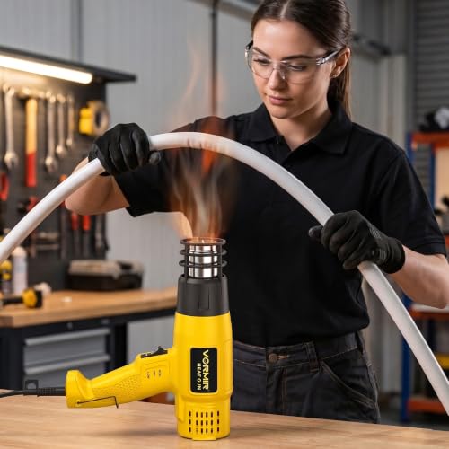 Image of VORMIR VR HG18-55 Hot Air Tool 1800W, 400C-700C Temperature Range, 300-550L /min Air Flow Heat Gun for DIY & Professional Use - 12 Months Warranty
