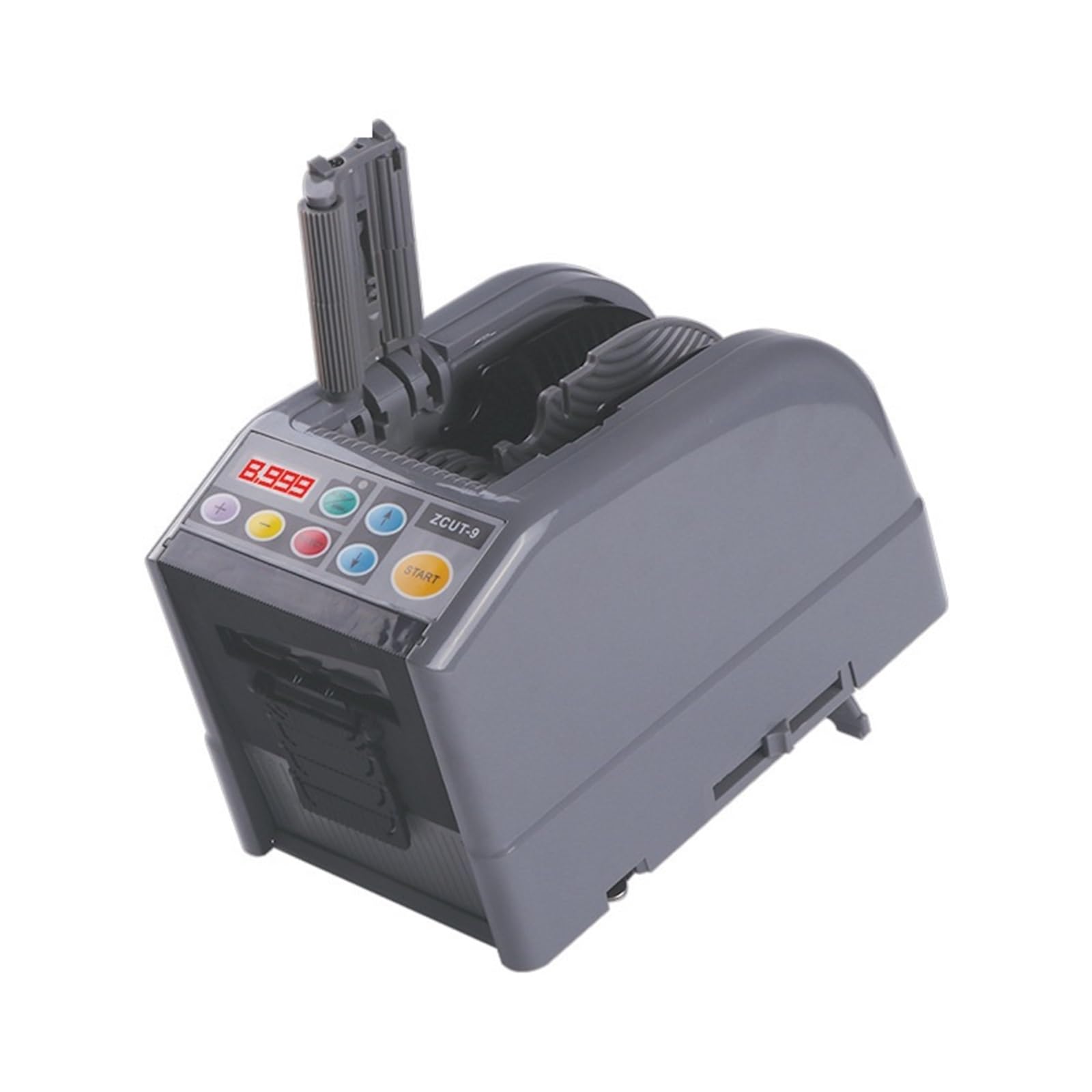 Máquina cortadora de cinta Dispensador de cinta electrónico automático, máquina cortadora de cinta digital con soporte separado para almacén, envoltura de regalos, escuela