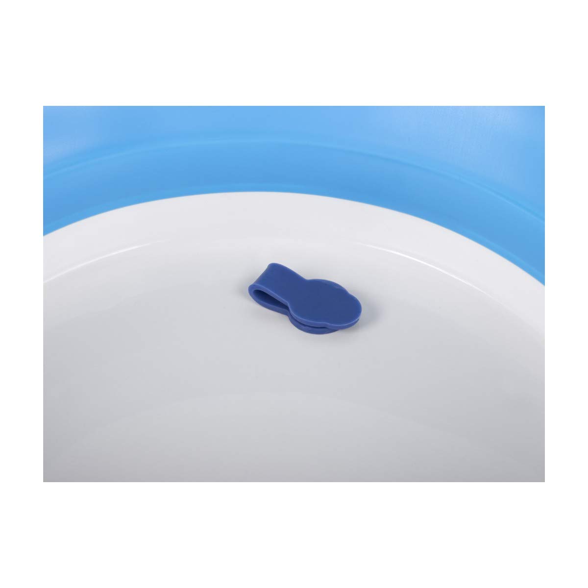 Vasca da bagno per bambini, pieghevole, colore: blu