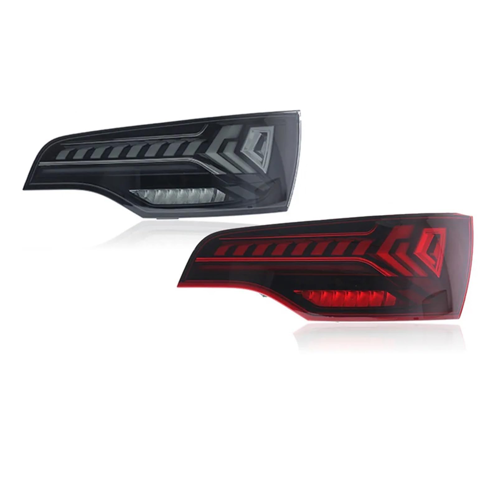 Gruppo Ottico Posteriore LED Per Q7 2006 2007 2008 2009-2015 Gruppo Luci Posteriori Freno A LED, Accessori Per Auto Plug And Play Fanale Posteriore(Red Taillights Set,For 2006-2009 Year)