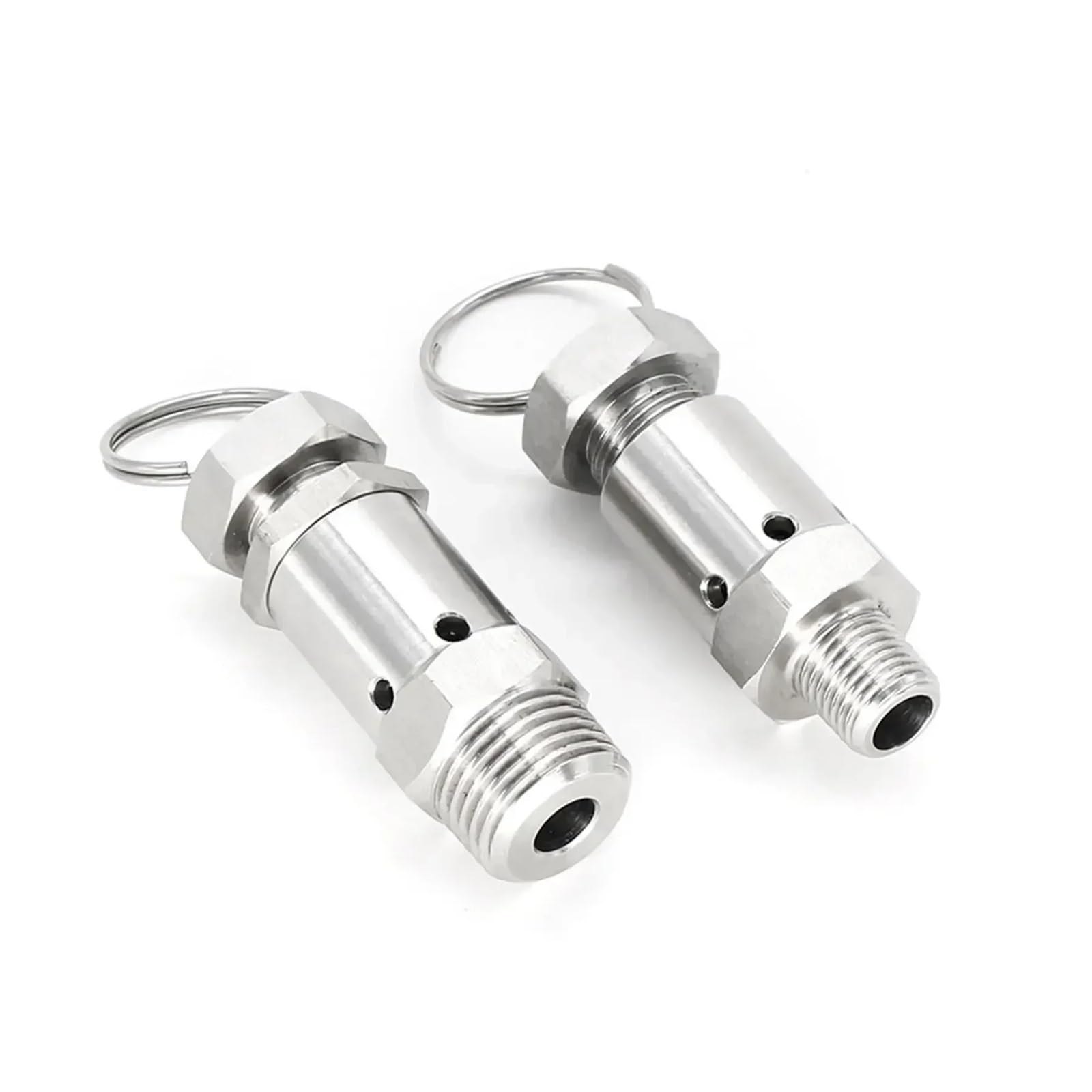 Soupape de décharge de pression ressort sanitaire inox 304 NPT 3/8 mâle